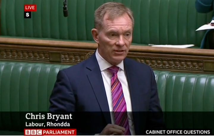 Chris Bryant, Labour MP for Rhondda, spoke about the security concerns involving the home secretary