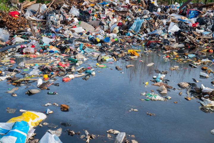 Garbage, pollution, Global warming