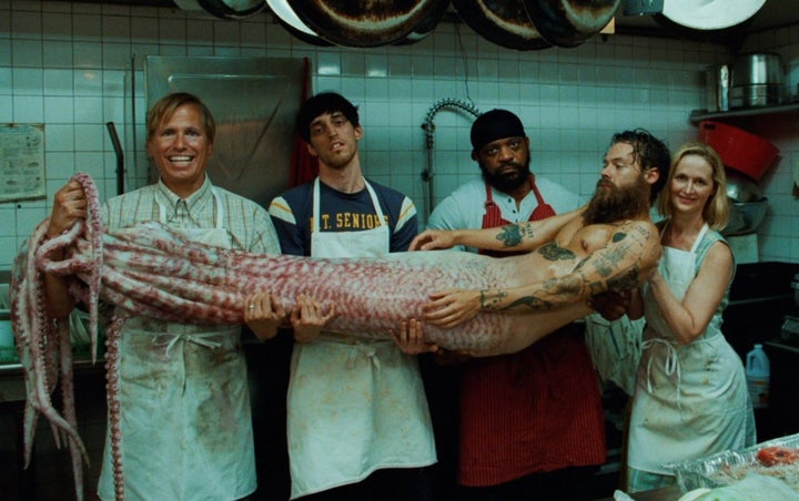 Harry in the video for Music For A Sushi Restaurant