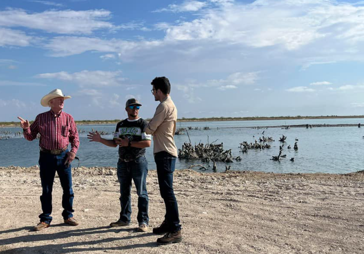 Despite high levels of H2S (hydrogen sulfide) and radiation emanating from the well at Lake Boehmer, the Railroad Commission declined to fund remediation. During a campaign stop in August, Warford posted on Facebook: "We can’t afford to ignore Lake Boehmer and the countless other similar situations plaguing the Permian Basin."