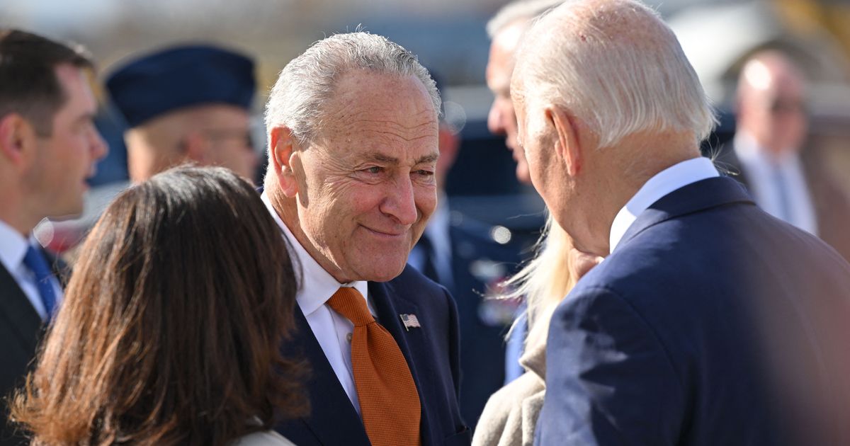 Schumer Caught On Hot Mic Giving Biden ‘Downhill’ Election Forecast