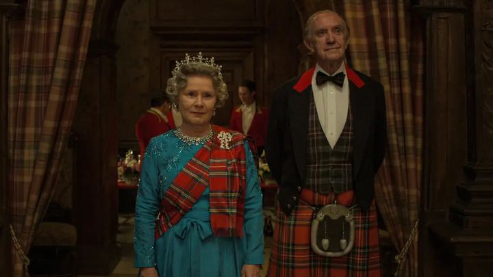 Imelda Staunton and Jonathan Pryce as the Queen and Prince Philip in The Crown