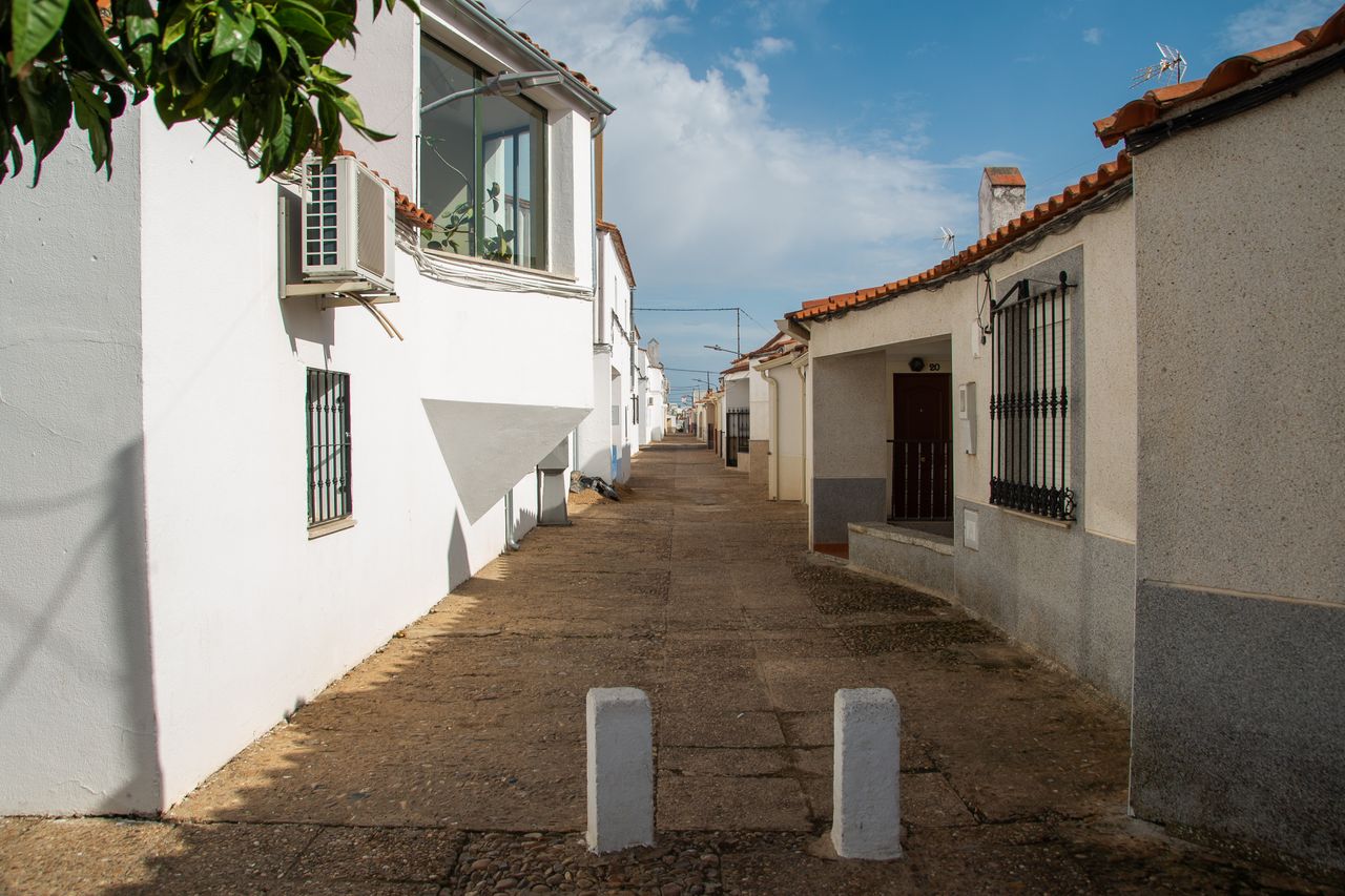 Una calle de Villafranco del Guadiana, en Badajoz.