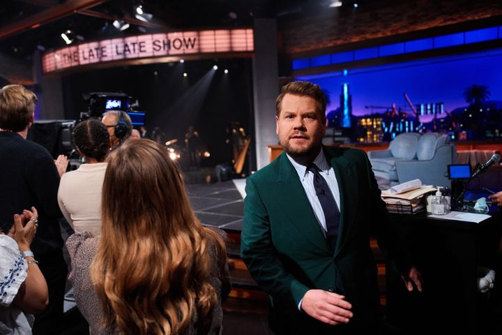 James Corden at The Late Late Show.