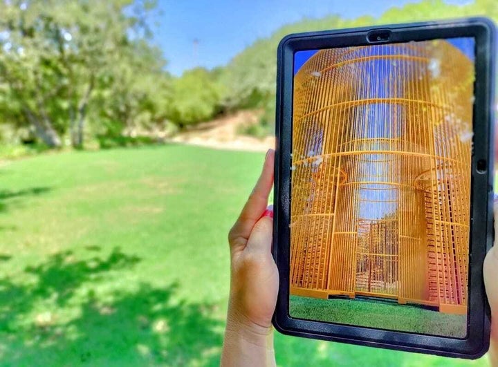 Ai Weiwei, Gilded Cage (AR), 2021