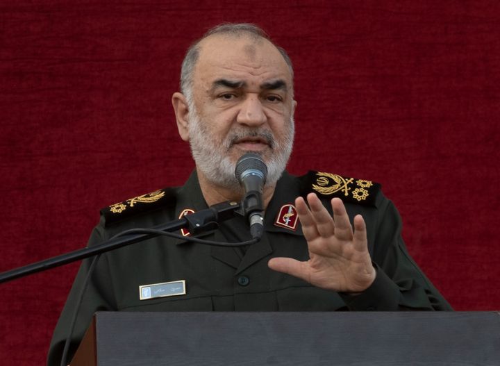Ο Ανώτατος Διοικητής του Σώματος των Φρουρών της Ισλαμικής Επανάστασης (IRGC) Υποστράτηγος Χοσεΐν Σαλαμί.