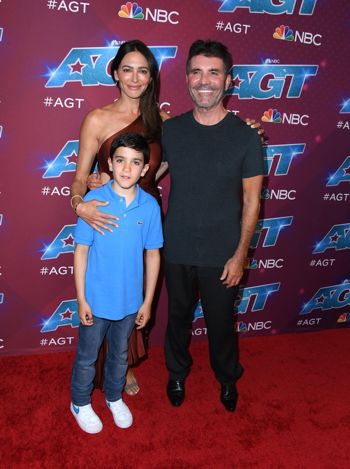 (L-R) Lauren Silverman, Eric Cowell and Simon Cowell.