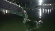 At Least 60 Dead, Many Injured After India Bridge Collapse At Least 60 Dead, Many Injured After India Bridge Collapse