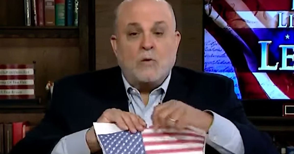 Fox News Host Marc Levin Rips Up American Flag In Unhinged TV Meltdown