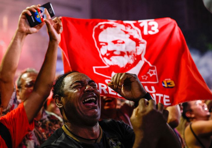 Πανηγυρισμοί για τους υποστηρικτές του Λούλα 