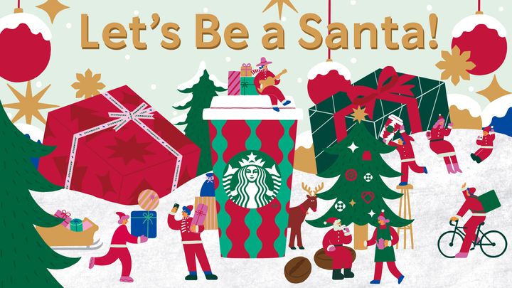 今年のテーマは「Let’s Be a Santa（みんなでサンタになろう）」