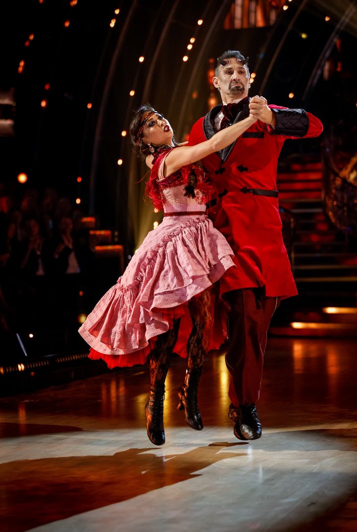 Tony and Katya performing the Quickstep
