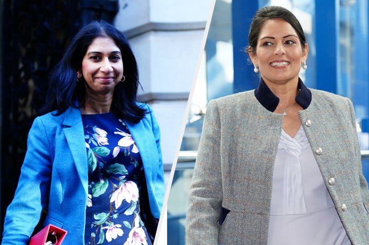 Suella Braverman succeeded Priti Patel as home secretary.