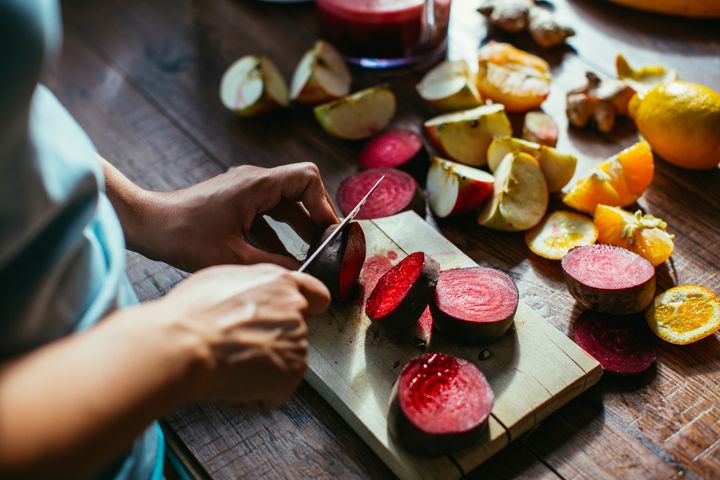 Fiber-rich foods like beets can help with painful period cramps.