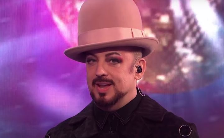 Boy George during an appearance on Saturday Night Takeaway