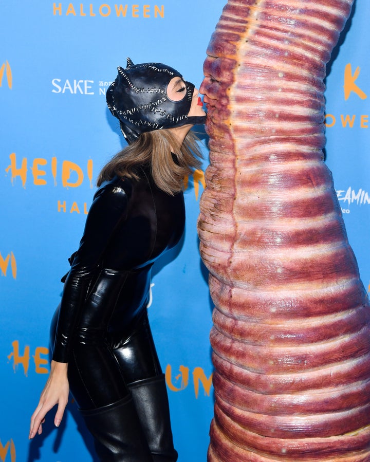 Leni Klum and Heidi Klum at Heidi Klum's 21st Annual Halloween Party