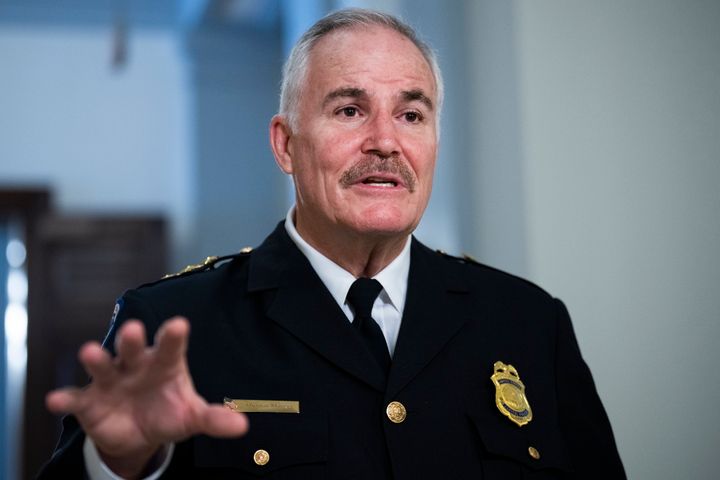 U.S. Capitol Police Chief Tom Manger released a statement Tuesday that called for more resources to better protect lawmakers after a man broke into House Speaker Nancy Pelosi's home and severely injured her husband while looking to hurt her.