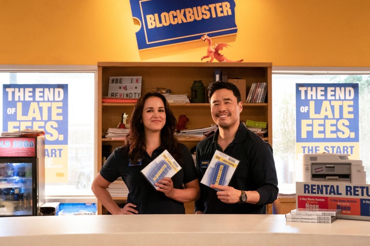 ‘Blockbuster’ Creator Vanessa Ramos Knows Her Way Around A Great Workplace Comedy 2 Melissa Fumero and Randall Park in Netflix's "Blockbuster."
