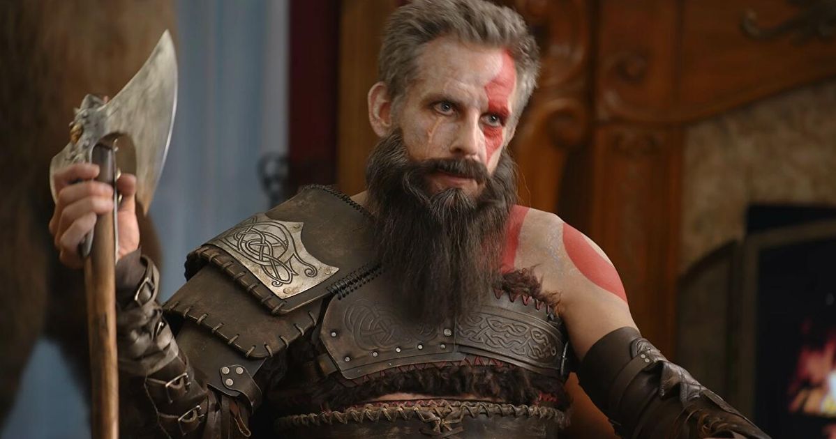 God of War Ragnarök Shows Ben Stiller As Kratos In Hilarious Live-Action Trailer