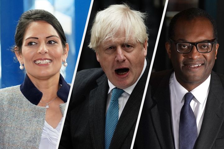 Priti Patel, Boris Johnson and Kwasi Kwarteng have all left ministerial roles since the summer