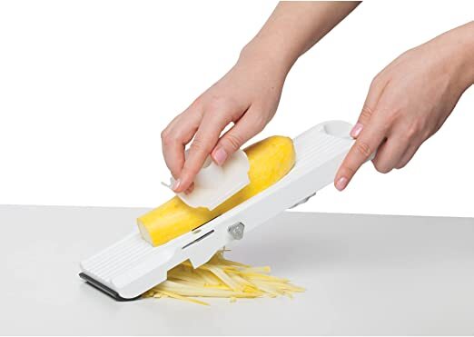 Recommended all around: Benriner mandoline slicer