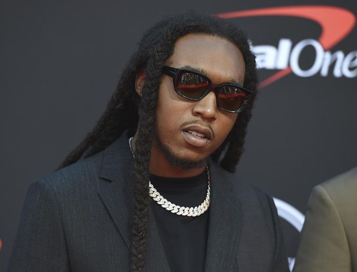 Takeoff, of Migos, arrives at the ESPY Awards in Los Angeles on July 10, 2019.