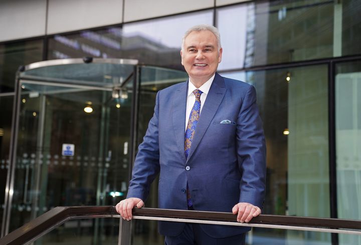 Eamonn outside GB News' headquarters after fronting his first show there this year