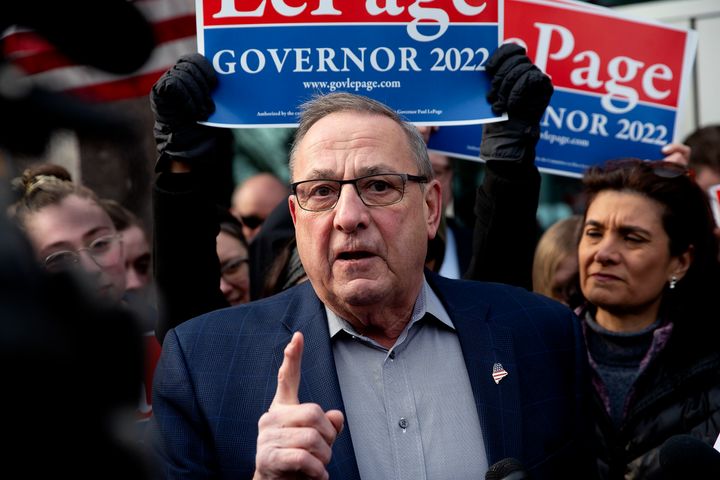 Former Gov. Paul LePage (above) lost his bid for a comeback to Gov. Janet Mills in Maine.