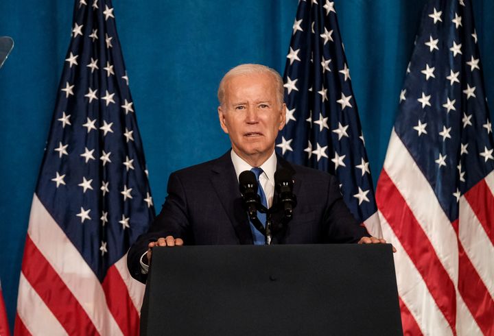 President Joe Biden delivered remarks on preserving and protecting democracy at Union Station, highlighting the threat of election deniers and those who seek to undermine faith in voting in the upcoming midterm elections.