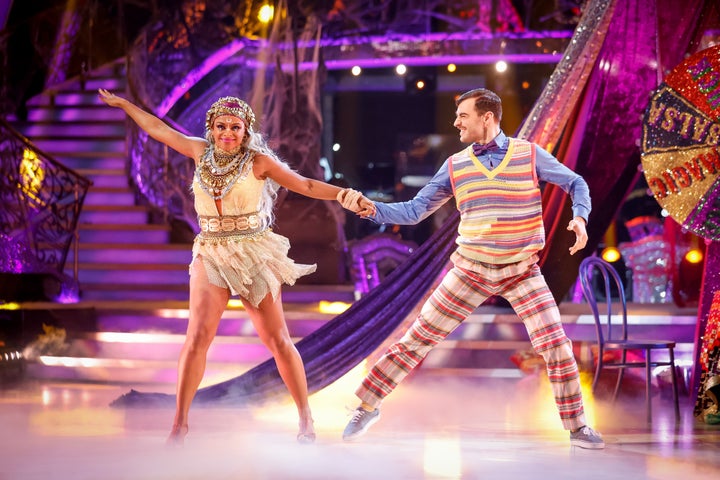 Fleur and Vito on the Strictly dance floor