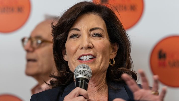 Gov. Kathy Hochul assumed office in 2021 after Gov. Andrew Cuomo's resignation.