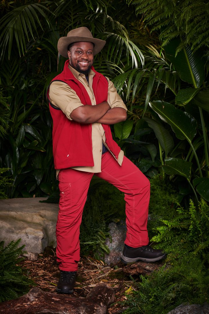 Babatunde Aléshé in his official I'm A Celebrity photo