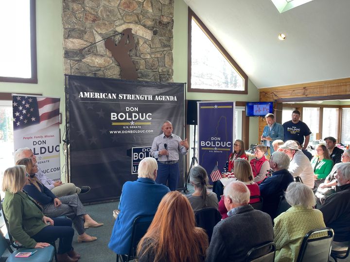 Republican Don Bolduc is gaining in the polls of the New Hampshire Senate race, threatening a major upset.