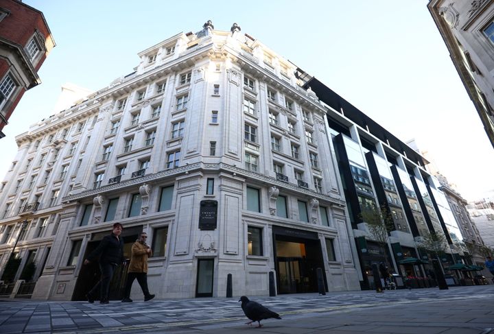 Το κτίριο που στεγάζει τα κεντρικά γραφεία του Twitter στο Ηνωμένο Βασίλειο στο κεντρικό Λονδίνο, Βρετανία, 4 Νοεμβρίου 2022.