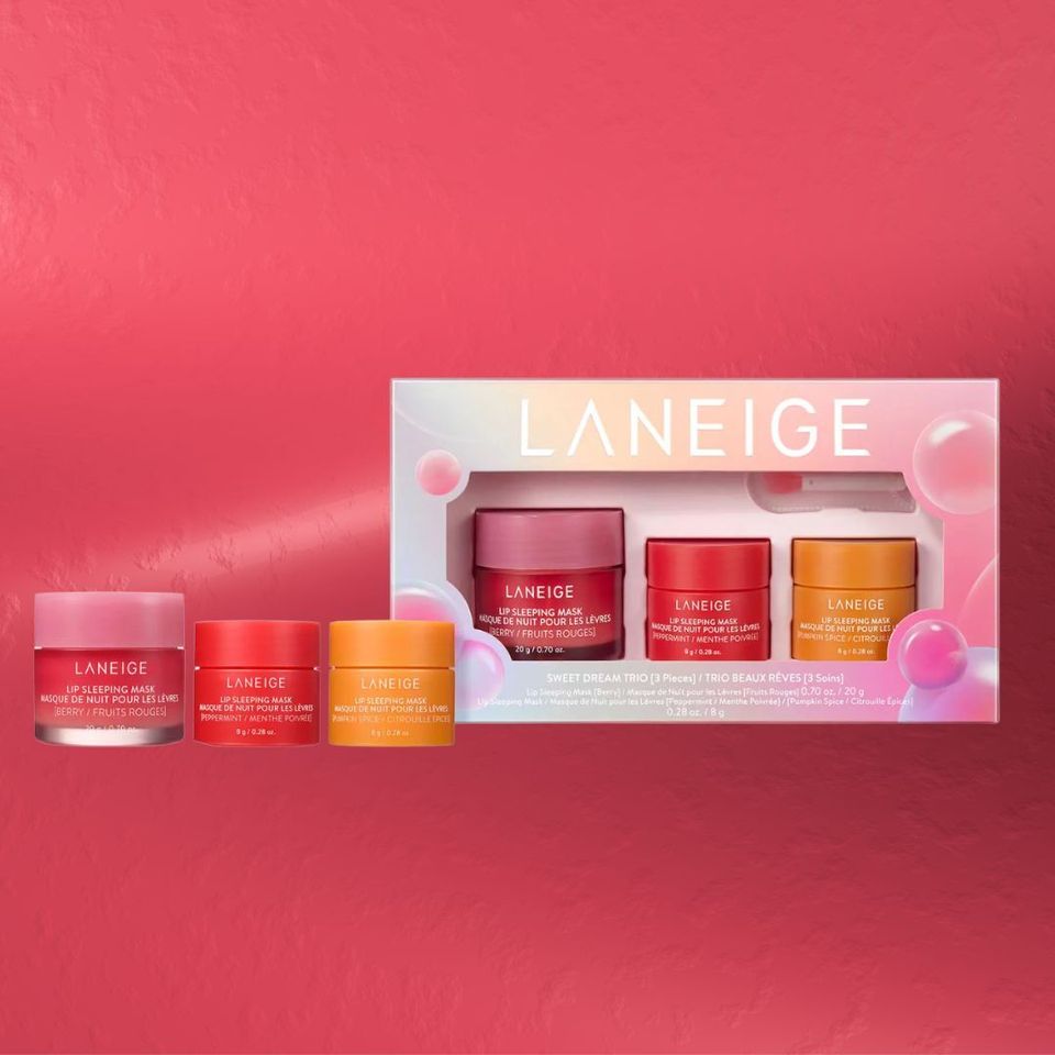 A limited edition Laniege lip sleeping mask set