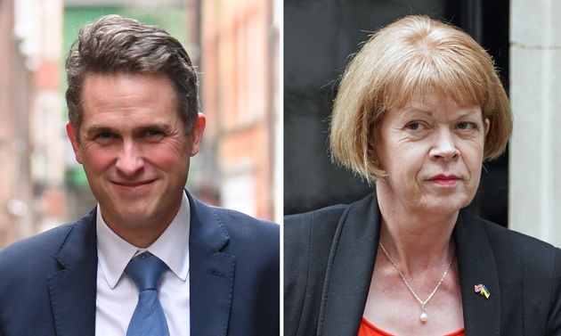 Sir Gavin Williamson and Wendy Morton.