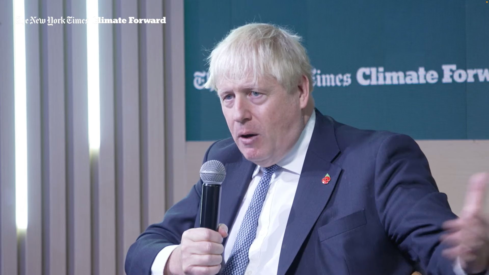 Boris Johnson Heaps Pressure On Rishi Sunak At Climate Conference ...