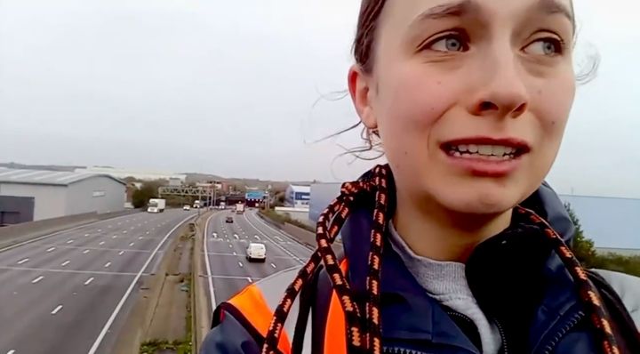 Just Stop Oil protester has shared a video explaining the latest disruption on Twitter