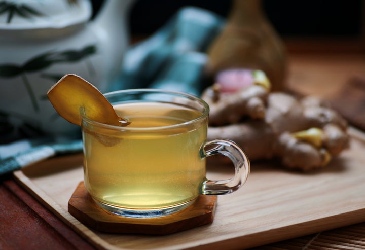 Healthy Herbal Ginger Tea.