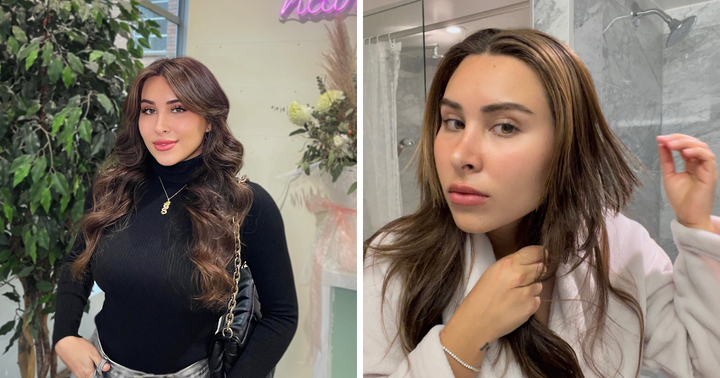 Valerie Lozada, before and after her cut.