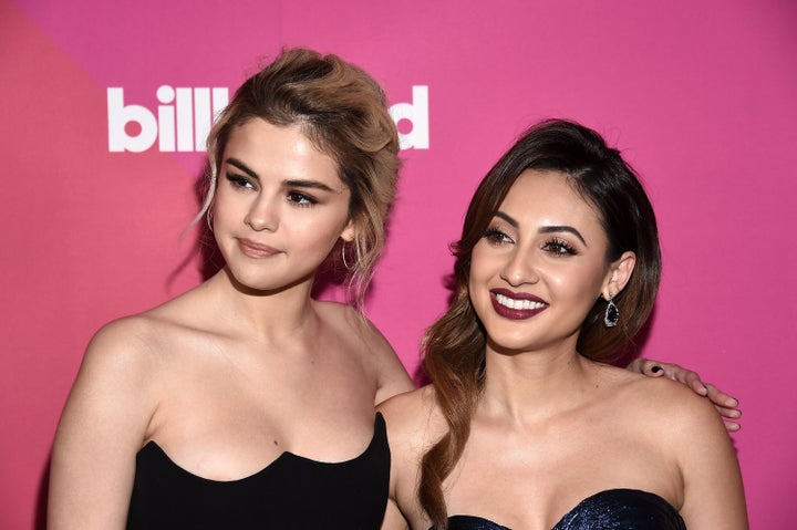 Selena Gomez (left) with Francia Raisa in 2017.