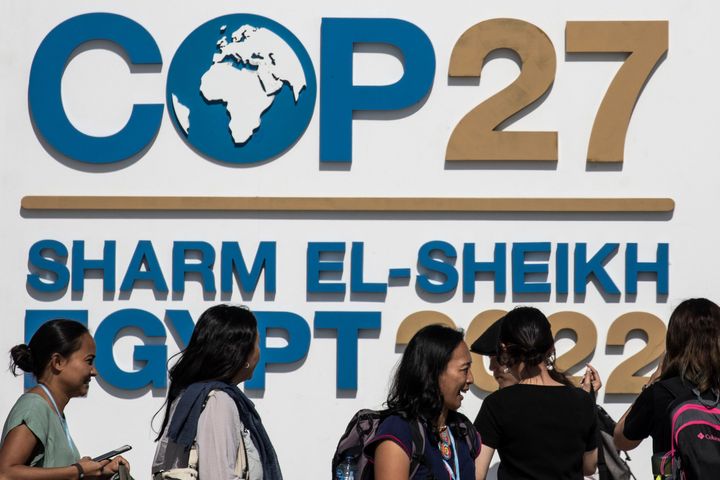 COP27が11月6日にエジプトで開幕した（2022年11月6日、エジプト・シャルムエルシェイクで撮影）