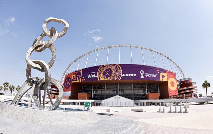 Khalifa International Stadium, one of the eight stadiums being used for the World Cup in Qatar starting this month.