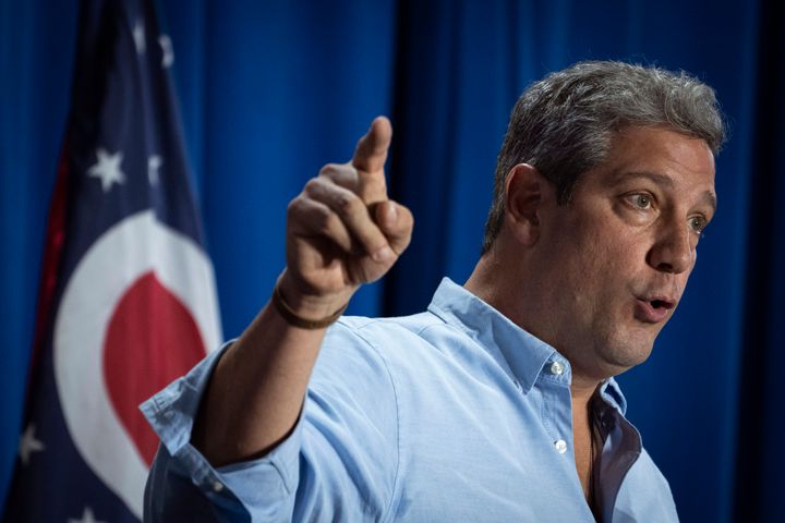 Democrat Tim Ryan, a U.S. representative from Ohio's Mahoning Valley, is projected to lose his Senate race.