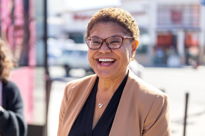 Karen Bass is slated to replace outgoing Mayor Eric Garcetti.