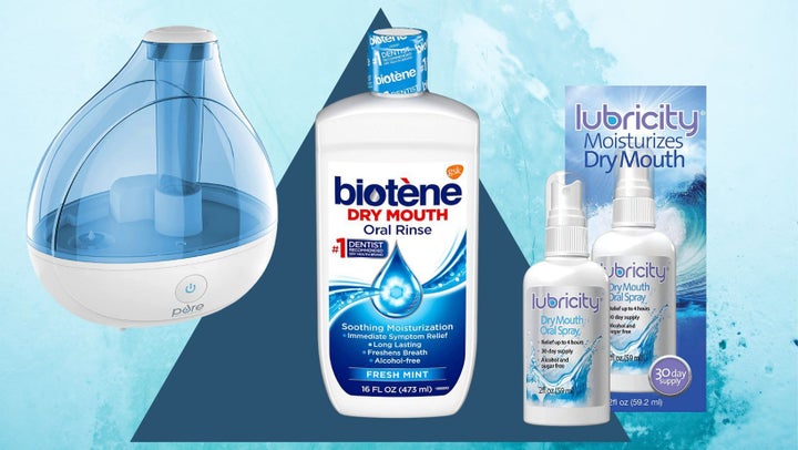 A highly popular <a href="https://www.amazon.com/Pure-Enrichment-MistAire-Ultrasonic-Humidifier/dp/B013IJPTFK?tag=tessaflores-20&ascsubtag=636ad91ce4b021a4038efab3%2C-1%2C-1%2Cd%2C0%2C0%2Chp-fil-am%3D0%2C0%3A0%2C0%2C0%2C0" target="_blank" data-affiliate="true" role="link" data-amazon-link="true" rel="sponsored" class=" js-entry-link cet-external-link" data-vars-item-name="ultrasonic humidifier" data-vars-item-type="text" data-vars-unit-name="636ad91ce4b021a4038efab3" data-vars-unit-type="buzz_body" data-vars-target-content-id="https://www.amazon.com/Pure-Enrichment-MistAire-Ultrasonic-Humidifier/dp/B013IJPTFK?tag=tessaflores-20&ascsubtag=636ad91ce4b021a4038efab3%2C-1%2C-1%2Cd%2C0%2C0%2Chp-fil-am%3D0%2C0%3A0%2C0%2C0%2C0" data-vars-target-content-type="url" data-vars-type="web_external_link" data-vars-subunit-name="article_body" data-vars-subunit-type="component" data-vars-position-in-subunit="0">ultrasonic humidifier</a>, <a href="https://www.amazon.com/biot%C3%83%C2%A8ne-Mouthwash-Breath-Freshener-Treatment/dp/B000052YCL?tag=tessaflores-20&ascsubtag=636ad91ce4b021a4038efab3%2C-1%2C-1%2Cd%2C0%2C0%2Chp-fil-am%3D0%2C0%3A0%2C0%2C0%2C0" target="_blank" data-affiliate="true" role="link" data-amazon-link="true" rel="sponsored" class=" js-entry-link cet-external-link" data-vars-item-name="Bioténe dry mouth rinse" data-vars-item-type="text" data-vars-unit-name="636ad91ce4b021a4038efab3" data-vars-unit-type="buzz_body" data-vars-target-content-id="https://www.amazon.com/biot%C3%83%C2%A8ne-Mouthwash-Breath-Freshener-Treatment/dp/B000052YCL?tag=tessaflores-20&ascsubtag=636ad91ce4b021a4038efab3%2C-1%2C-1%2Cd%2C0%2C0%2Chp-fil-am%3D0%2C0%3A0%2C0%2C0%2C0" data-vars-target-content-type="url" data-vars-type="web_external_link" data-vars-subunit-name="article_body" data-vars-subunit-type="component" data-vars-position-in-subunit="1">Bioténe dry mouth rinse</a> and a<a href="https://www.amazon.com/Lubricity-Mouth-Oral-Spray-Supply/dp/B0748JBK41?tag=tessaflores-20&ascsubtag=636ad91ce4b021a4038efab3%2C-1%2C-1%2Cd%2C0%2C0%2Chp-fil-am%3D0%2C0%3A0%2C0%2C0%2C0" target="_blank" data-affiliate="true" role="link" data-amazon-link="true" rel="sponsored" class=" js-entry-link cet-external-link" data-vars-item-name=" lubricating dry mouth spray." data-vars-item-type="text" data-vars-unit-name="636ad91ce4b021a4038efab3" data-vars-unit-type="buzz_body" data-vars-target-content-id="https://www.amazon.com/Lubricity-Mouth-Oral-Spray-Supply/dp/B0748JBK41?tag=tessaflores-20&ascsubtag=636ad91ce4b021a4038efab3%2C-1%2C-1%2Cd%2C0%2C0%2Chp-fil-am%3D0%2C0%3A0%2C0%2C0%2C0" data-vars-target-content-type="url" data-vars-type="web_external_link" data-vars-subunit-name="article_body" data-vars-subunit-type="component" data-vars-position-in-subunit="2"> lubricating dry mouth spray.</a>
