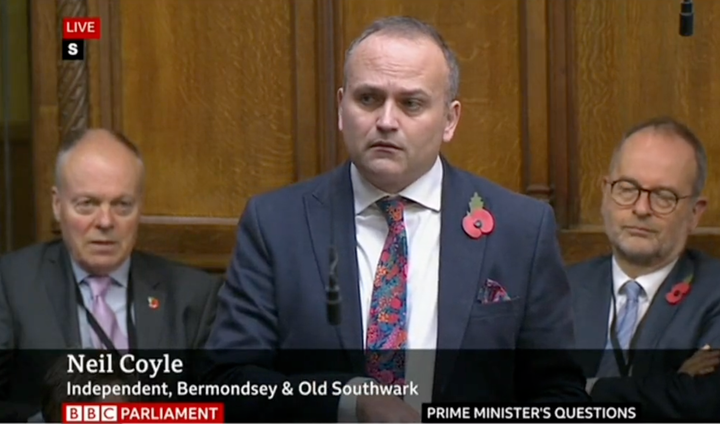 Neil Coyle, independent MP for Bermondsey and Old Southwark, referenced Matt Hancock's time in I'm A Celebrity