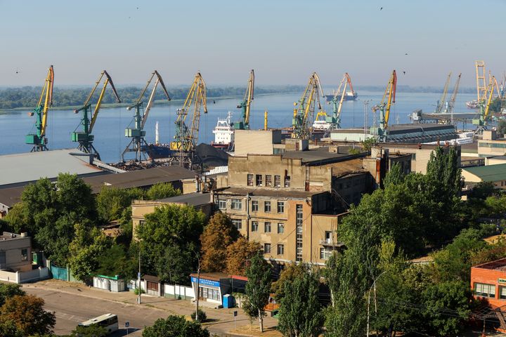 A general view of the city of Kherson.
