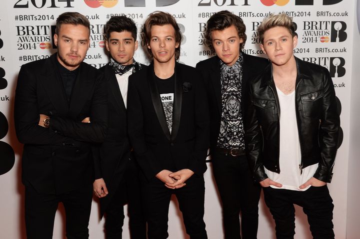 One Direction at the 2014 Brit Awards