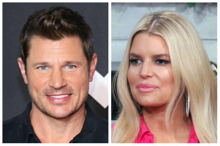 Nick Lachey and Jessica Simpson.